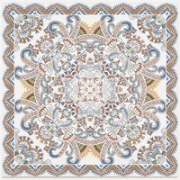 Tapis de Mahjong de Luxe Européen Sculpté, Motif Classique Antique Moderne, Design Mandala Vintage, Imperméable et Anti-Huile pour Table de Jeu