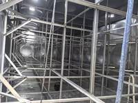 Réservoir d'eau potable modulaire en acier inoxydable soudé TENGXING de 10 000 litres avec une productivité de 1000 L/h, 220 V, garantie 1 an