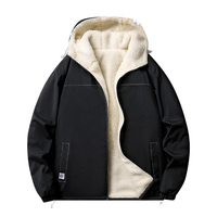 Veste d'hiver personnalisée pour homme, veste en duvet à capuche, veste décontractée tendance pour l'extérieur, veste en duvet coupe-vent tendance