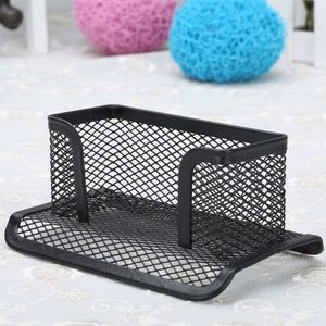 Black Metal Mesh Office Desktop Business Card & <b>Note</b> Holder - Product Image 5