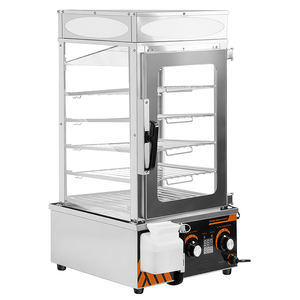 Vetrina Riscaldata Elettrica Commerciale per Alimenti, Espositore a 5 Ripiani per Ravioli e Panini con Controllo Digitale LED - Product Image 1