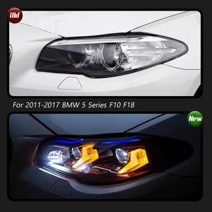 Per <span class=keywords><strong>BMW</strong></span> serie 5 <span class=keywords><strong>F10</strong></span> F18 luci per auto a <span class=keywords><strong>LED</strong></span> proiettori fari 2011 2017 luci diurne 12V 36W accessori automobilistici - Product Image 2