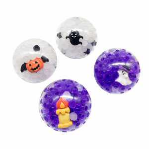 ลูกบอลบีบฮาโลวีนลายผีฟักทอง ของเล่นคลายเครียดสำหรับเด็กอายุ 5-7 ปี ของเล่นบีบยืดหยุ่นทำจากพลาสติกสำหรับเด็กทุกเพศ - Product Image 4