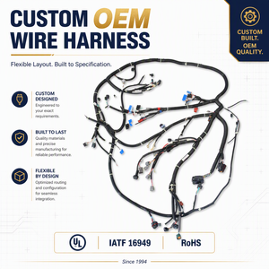Kit de câblage personnalisé OEM pour phares automobiles – Solution de faisceau de câbles de Chine pour applications électroniques - Product Image 3