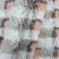 Couverture d'hiver en fausse fourrure épaisse Sherpa, 100% polyester, douce, chaude, luxueuse, à motifs carrés, imprimée et brossée