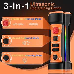कुत्तों को पीछे हटाने के लिए रिपेल डॉग हैंडहेल्ड ट्रांसड्यूसर रिपेलर अल्ट्रासोनिक 25 किलोहर्ट्ज़ वाइब्रेटिंग डिवाइस कुत्तों को पीछे हटाने के लिए अल्ट्रासोनिक ध्वनि बार्क नियंत्रण उपकरण - Product Image 2