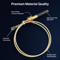 Bagian Pemanas Air Thermopile-Sensor Suhu Termokopel Industri untuk Pemanas Air Gas