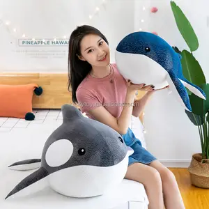 wholesale stuffed animal whale shark plush custom toys for gifts