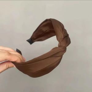 الزلزال الفرنسية الصليب تويست واسعة طبعة رباط شعر الكورية مزاجه أنيقة الأزياء نزهة الشعر هوب الرجعية القماش عقال - Product Image 4