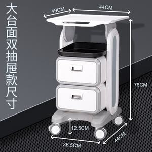 Chariot de beauté portable pour salon, fabriqué en usine, avec machine de beauté laser faciale, maquillage, chariot à roulettes avec tiroir, chariot cosmétique - Product Image 4