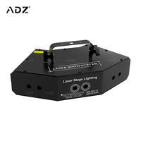ADZ 36W RGB Laser Light Show 6-Eye Indoor Animation Effect pour KTV DJ Bar Disco Club Wedding-DMX Controlled