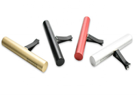 Diffuseur d'air frais pour voiture en alliage d'aluminium de marque LW, fourre-tout à quatre compartiments pour huiles essentielles d'aromathérapie, modèle 85 mm, fourni par l'usine