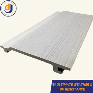 Revêtement mural WPC écologique imperméable, panneau de décoration extérieure <span class=keywords><strong>moderne</strong></span> pour terrasse de jardin extérieure, plinthe, façade de <span class=keywords><strong>maison</strong></span> - Product Image 3