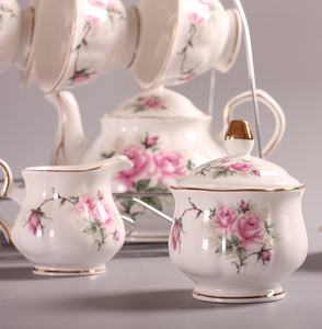 European High Grade <b>Bone</b> <b>China</b> Coffee & <b>Tea</b> Cup Kit with Saucer-6-Piece Western Style Dinnerware <b>Sets</b> - Product Image 2