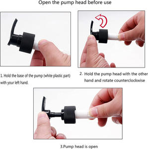 Bouteille à pompe de 16 oz de qualité supérieure, personnalisée en usine, pour savon liquide, shampoing, lotion et <span class=keywords><strong>essence</strong></span> dans la salle de bain - Product Image 4