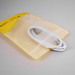 High quality customized cloth packaging ziplock plastic manufacturer food packing bag