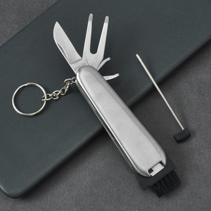 Navaja Plegable Multifunción 7 en 1 de Material Personalizado para Golf y Reparación de Césped, Llavero, Uso Exterior, Regalo - Product Image 4