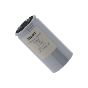 Distribuidor Autorizado PEH205HD5220QU0 Condensador de Montaje en Chasis, Tipo Tornillo, 125°C, 22 mF - Product Image 1