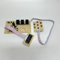 Modul PCB Kontrol Oven Universal 9720C AC 220V dengan Timer dan Layar LED untuk Perbaikan Oven Pemanggang Roti Listrik dan Microwave, Suku Cadang Pabrik