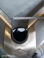 Table de billard américaine professionnelle 9FT en promotion avec retour de balles, pieds en bois massif, coussinets en caoutchouc, surface de jeu en ardoise 3 pièces de 25 mm