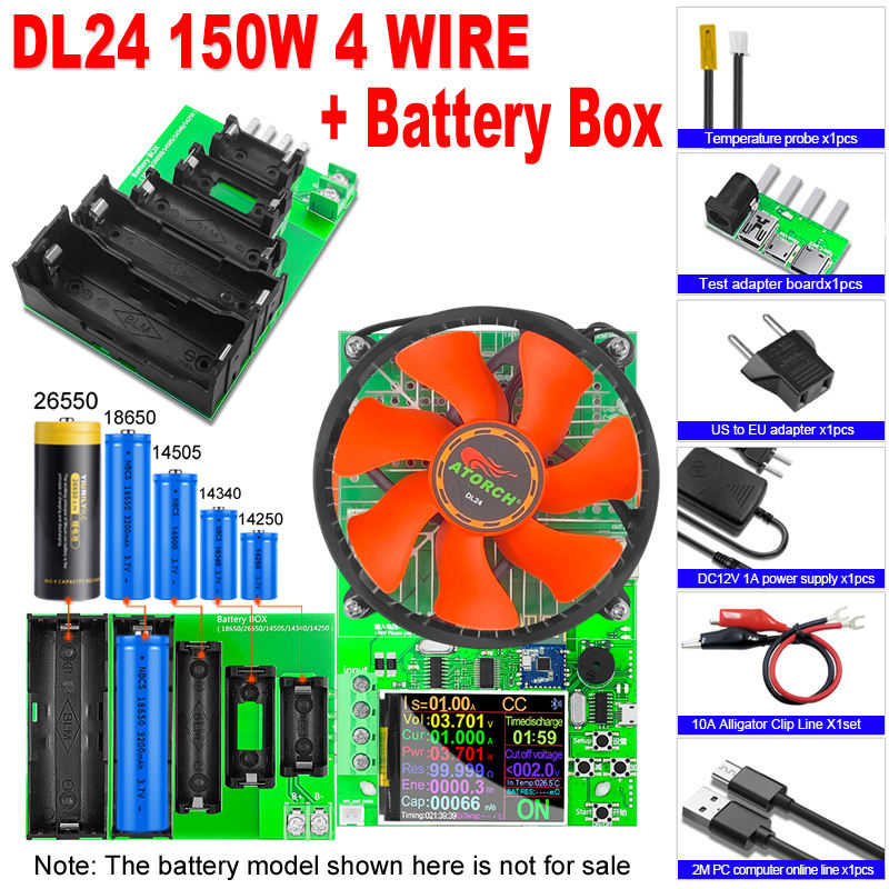DL24 150W + Battery case