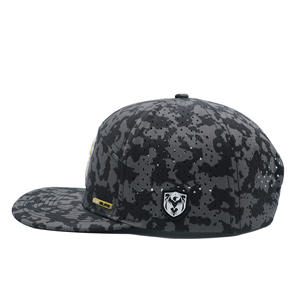 หมวกแก๊ปแบบ Snapback พรีเมียมสั่งทำพิเศษ ขนาด XXL 7 แผง ลายพราง พร้อมโลโก้ยาง กันน้ำ ระบายอากาศได้ดี เหมาะสำหรับคนศีรษะใหญ่ - Product Image 3