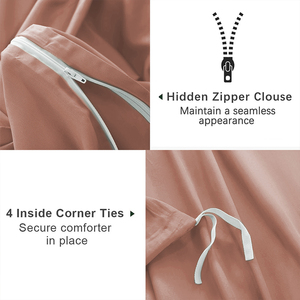 Cloudland rikki in thiết kế 100% tấm ga trải giường Cotton Duvet cover bộ sang trọng bộ đồ giường đặt gối Nữ hoàng 3 cái - Product Image 4