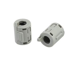 Nucleo in <span class=keywords><strong>Ferrite</strong></span> NiZn a Innesto Rapido V18010 per Cavi da 7mm, Soppressione Rumore <span class=keywords><strong>EMI</strong></span> <span class=keywords><strong>RFI</strong></span> per Cablaggio Sensori Industriali - Product Image 1