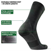 Chaussettes d'hiver épaisses et chaudes de haute qualité, chaussettes de ski, de randonnée, de trekking, chaussettes de sport en cachemire, chaussettes de neige, chaussettes thermiques en laine mérinos pour l'extérieur