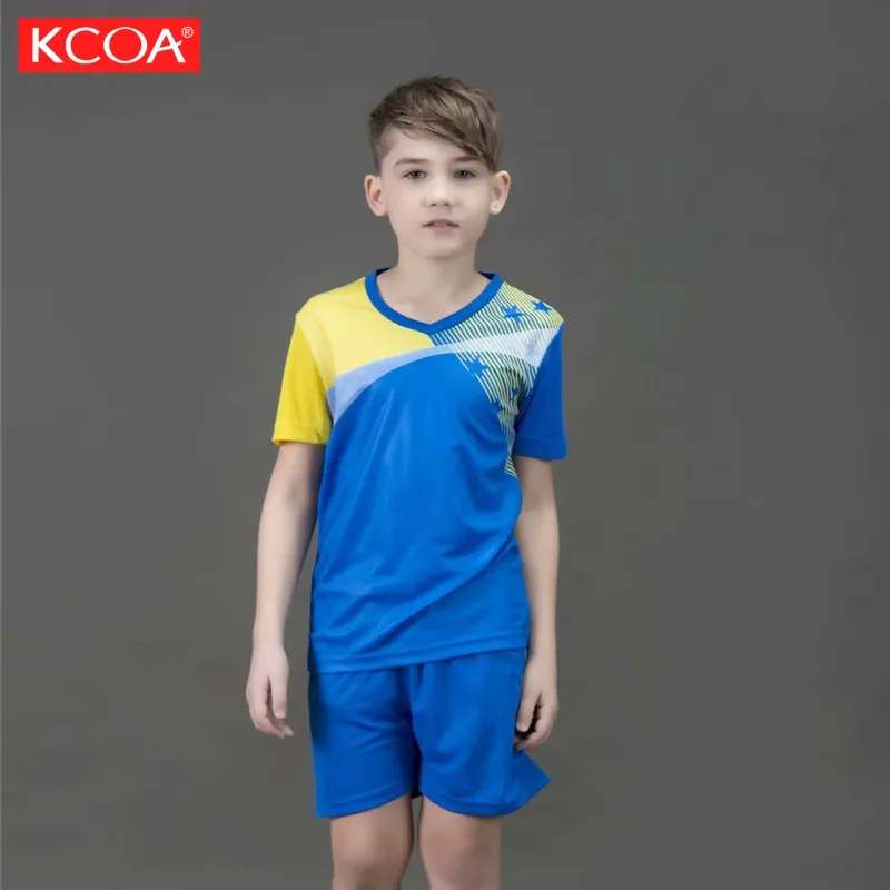 Pabrik kualitas tinggi Unisex kaus sepak bola baju sepak bola tim sepak bola pakaian olahraga sepak bola baju latihan Anak