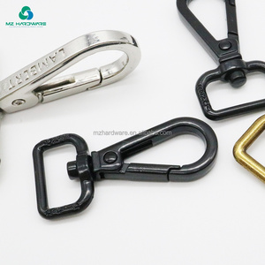 Mzhardware tùy chỉnh kim Loại clasp ROTARY Snap hook cho da Dog Collar phụ kiện phần cứng Clip Hook cho Wallet Bag dây đeo - Product Image 4