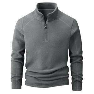 Pull-over en tricot jacquard pour homme 2026, col rond, en coton, pour l'hiver - Product Image 1