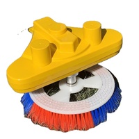 Brosse de nettoyage de panneaux solaires MULTIFIT 220VAC Supply 3.5m Single-head High-efficiency pour divers panneaux solaires