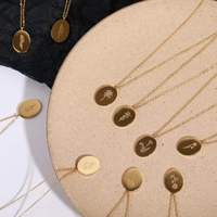 Collier personnalisé en forme de fleur pour naissance, pièces, pendentif Floral gravé en or 18k, breloque pour disque, bijoux à offrir