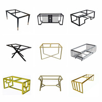 Tischgestell moderne carré Style campagnard salle à manger meubles de bureau ordinateur bureau jambe acier métal fer Table banc jambes cadre de Table
