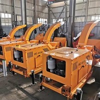 Broyeur de bois industriel à alimentation continue certifié CE, équipement de broyage de déchets de branches pour les entreprises de recyclage