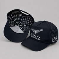 Casquettes de baseball 5 panneaux ajustées à double couture, haute qualité, échantillon rapide en petite série, vente en gros