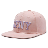 Gorra de Moda Unisex Hip Hop Vintage con Visera Plana, 6 Paneles, Logotipo Personalizado, Letra Bordada en 3D, Gorra Snapback Lavada para Fiesta
