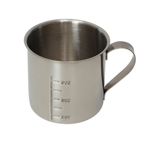 Tasse à mesurer graduée en acier inoxydable Lijian 500ml 1000ml 2000ml avec bec verseur pour café et usage en laboratoire - Product Image 4