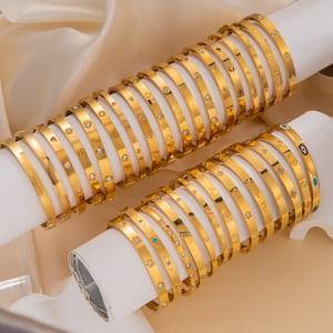 Brazalete de Acero Inoxidable SZ259 para Mujer, Hipoalergénico, Moderno, Minimalista, Joyería de Pulsera, Regalo - Product Image 1