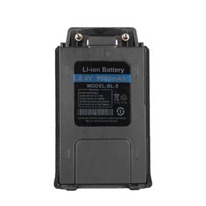 แบตเตอรี่ UV-5R walkie-talkie 9500 mAh แบตเตอรี่ลิเธียมหนารองรับ Type-C ชาร์จและปรับให้เหมาะกับ5R/5RA/<span class=keywords><strong>5RE</strong></span> - Product Image 2