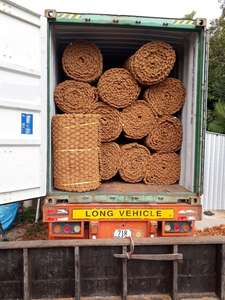 Tapis en fibre de coco vietnamienne de haute qualité, épaisseur 10 mm, brun doré - Modèle Ms. Elite par Viet Delta - Product Image 6