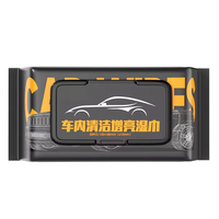 Lingettes de nettoyage intérieur de voiture Multi-Functional Dust Removal Leather Care Shoe Wipes Wet Tissue Paper Car Large Pack Wet Tissues