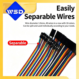 Arnés de Cableado Automotriz Electrónico Personalizado, <span class=keywords><strong>Cable</strong></span> de Cobre Estañado con PVC, 200 mm de Longitud, Plano, Dupont, Paso de 2.54 mm, 3P - Product Image 2