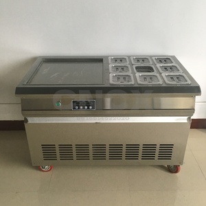 Carrito Móvil con Máquina para Hacer Helados en Rollo, al Mejor <span class=keywords><strong>Precio</strong></span>, para Vendedores de Comida Callejera Tailandesa - Product Image 2
