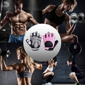 Gants de musculation et de cyclisme unisexes avec protection complète de la paume, support de poignet réglable, tissu antidérapant pour hommes et femmes - Product Image 2