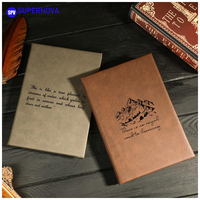 Carnet de notes A5 en similicuir personnalisable pour gravure laser, journaux vierges en similicuir pour gravure laser, fournitures scolaires