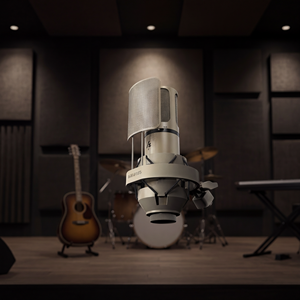 Micrófono <span class=keywords><strong>de</strong></span> Condensador Profesional <span class=keywords><strong>de</strong></span> Diafragma Grande MiDiPLUS Hz9 con Cápsula <span class=keywords><strong>de</strong></span> 32 mm con Recubrimiento <span class=keywords><strong>de</strong></span> Oro para Grabación <span class=keywords><strong>en</strong></span> <span class=keywords><strong>Estudio</strong></span>, Podcast - Product Image 6