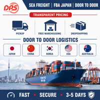 Envío Rápido a Japón Puerta a Puerta, Envío Marítimo de China a Japón, Amz FBA