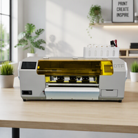 Impresora DTF XP600 de 33 cm, Automática, Nueva, de Cinco Colores, para Transferencia Térmica de Camisetas y Prendas